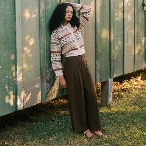 NWT Lee Trouser by Christy Dawn in Coffee (Size 6)